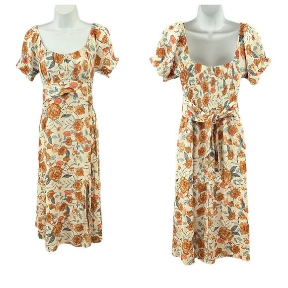 Fortunate One Caramel Kisses Midi Dress Size S - Picture 2 of 16